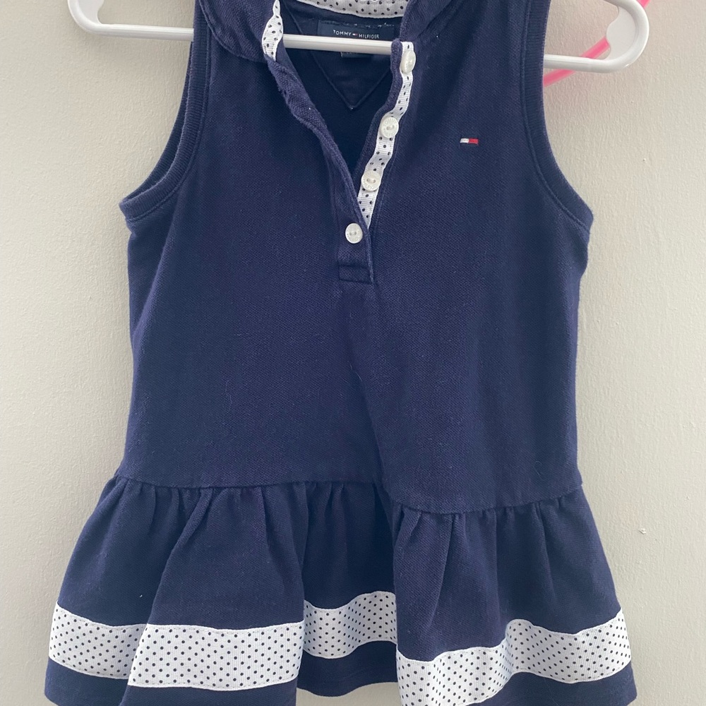 Blue Tommy Hilfiger Cotten dress